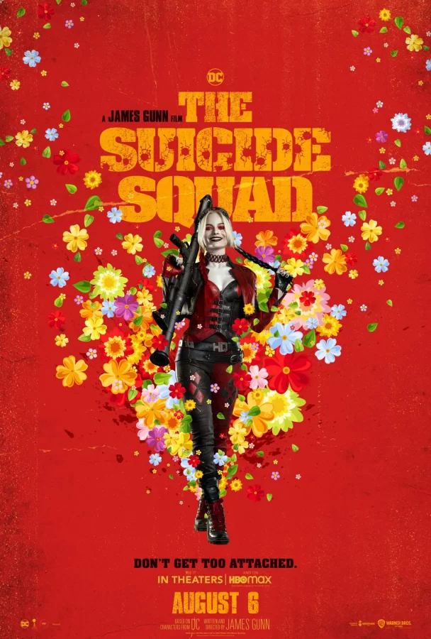 The Suicide Squad poster showcasing Harley Quinn.