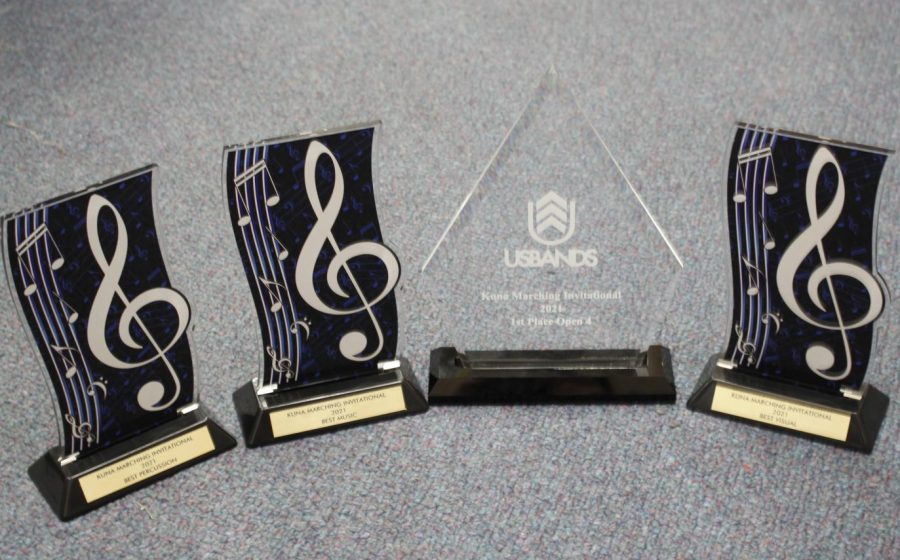 Here are four out of five of the bands well-earned awards!