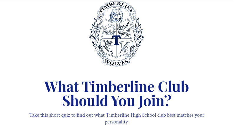 Quiz: What Timberline Club Should You Join?