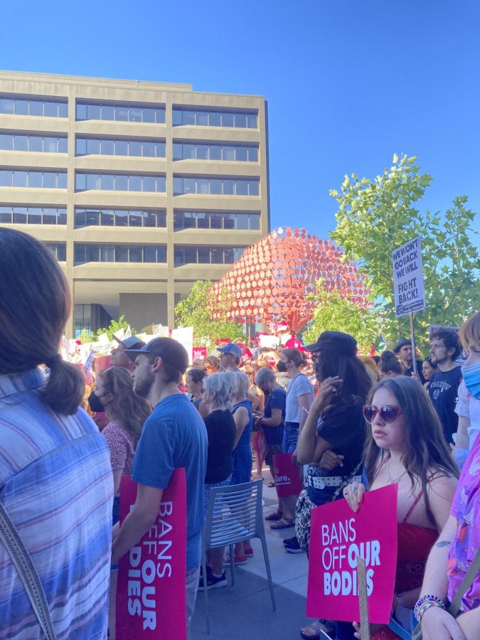 Pro-choice protests on June 25th in Boise after Roe v Wade was overturned