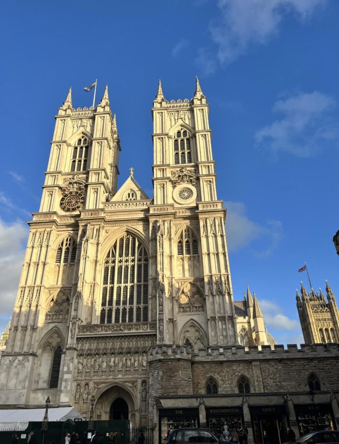 The ornate beauty of Westminster Abbey, where many past royals are buried, brings millions of tourists each year. 