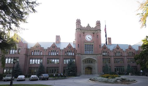 The Administrative Building at the University of Idaho in Moscow, Idaho. 9
