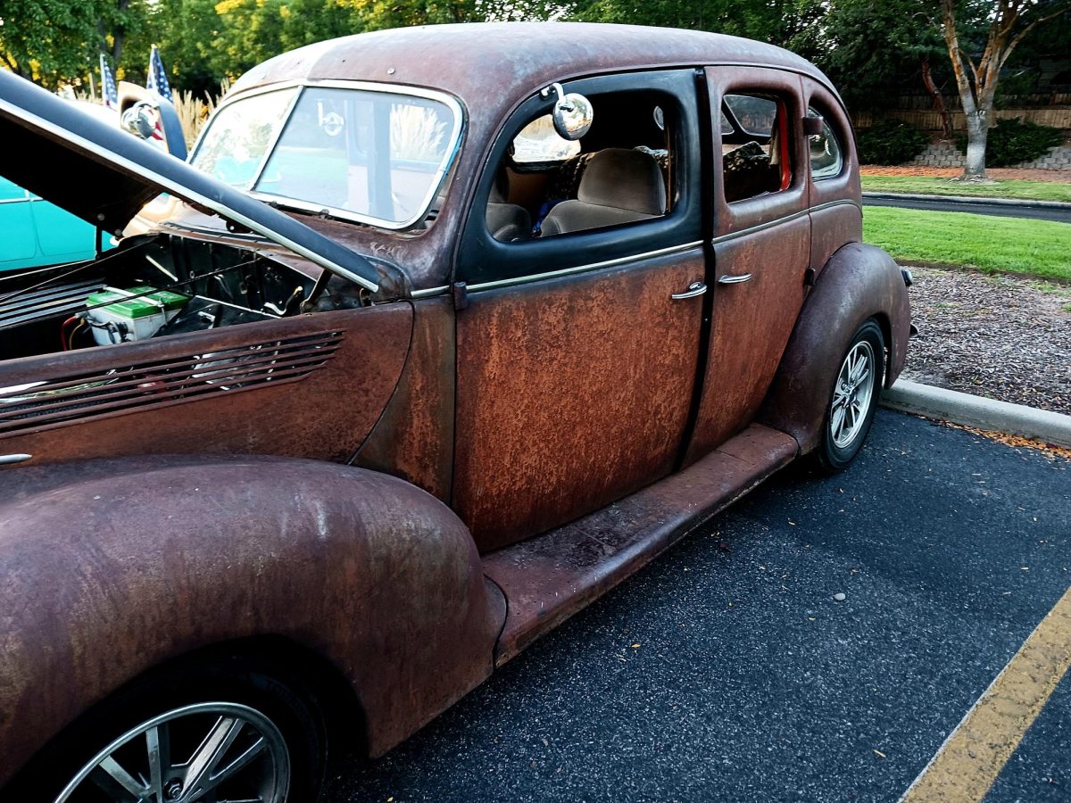 An original 1939 from the small car show at Westside Drive-In