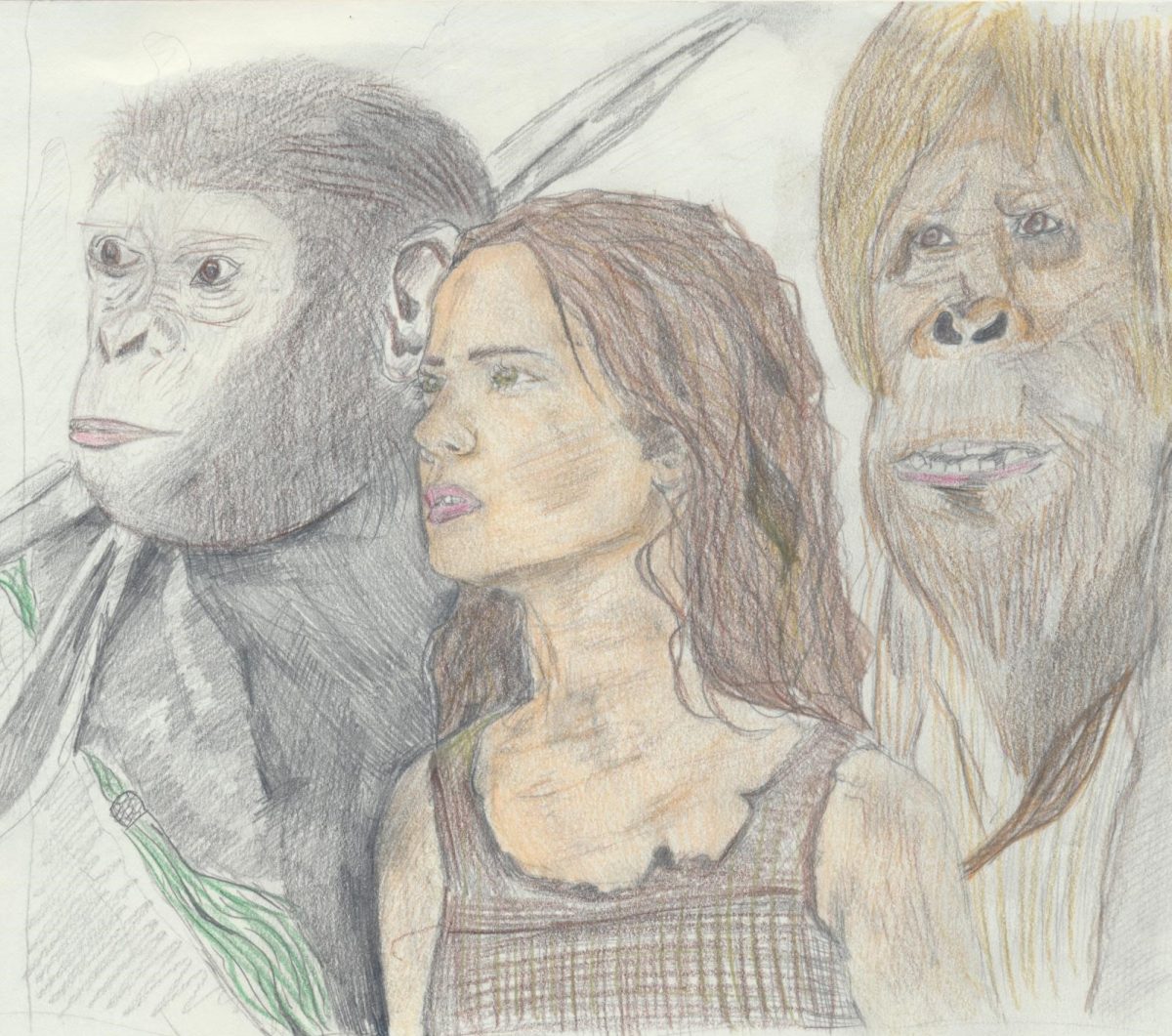 Kingdom of the Planet of the Apes- Artwork by June Toward