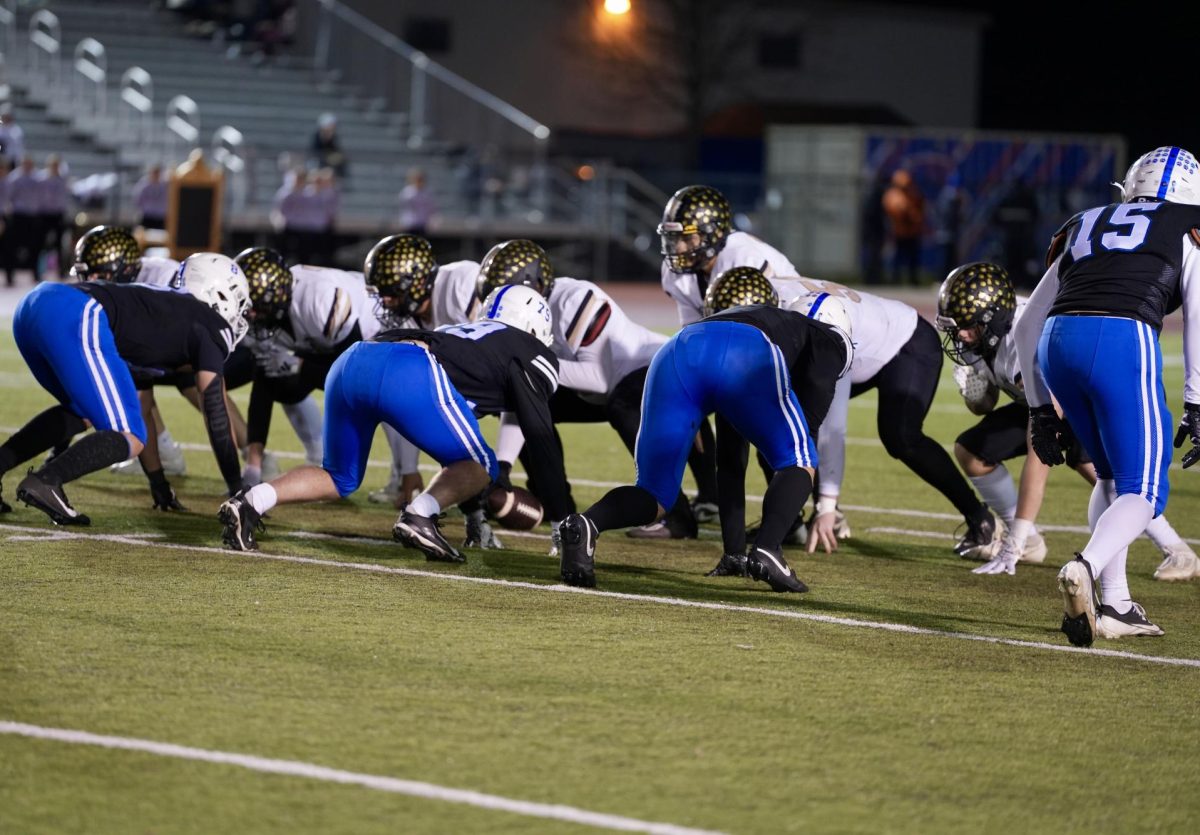 The Trenches Filled with Wolves Ready to Make a Defensive Stop Late in the 4th Quarter.