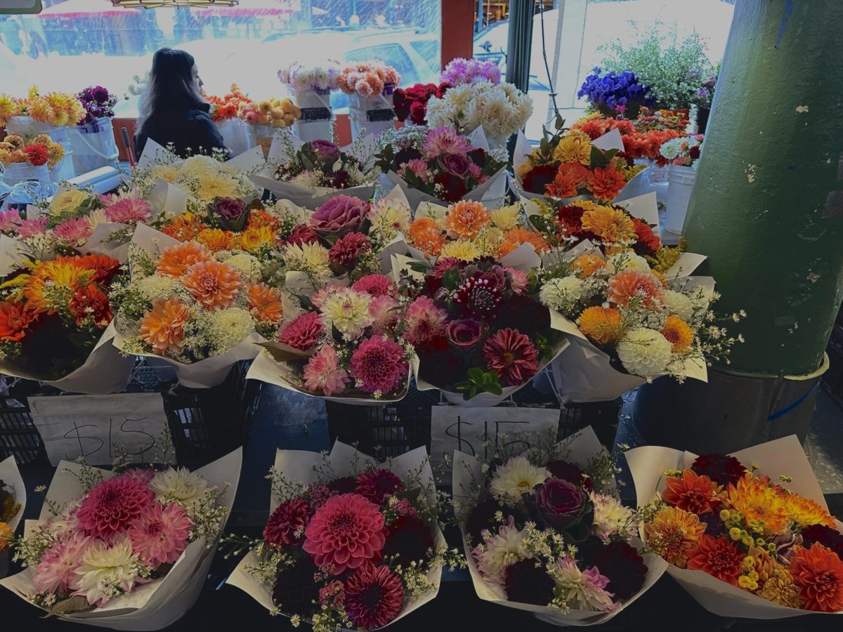 Flowers bouquets at Pike place 