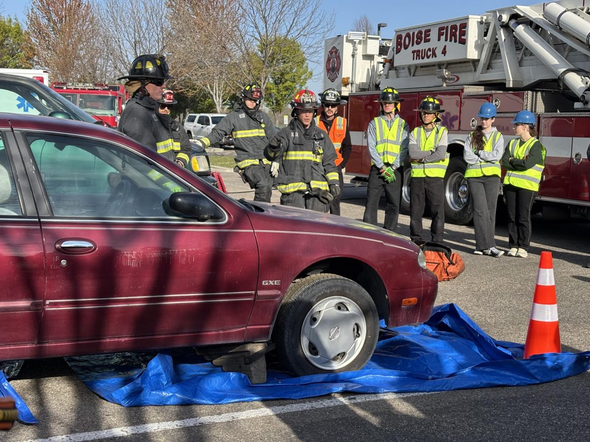 Close up of the  firefighters.