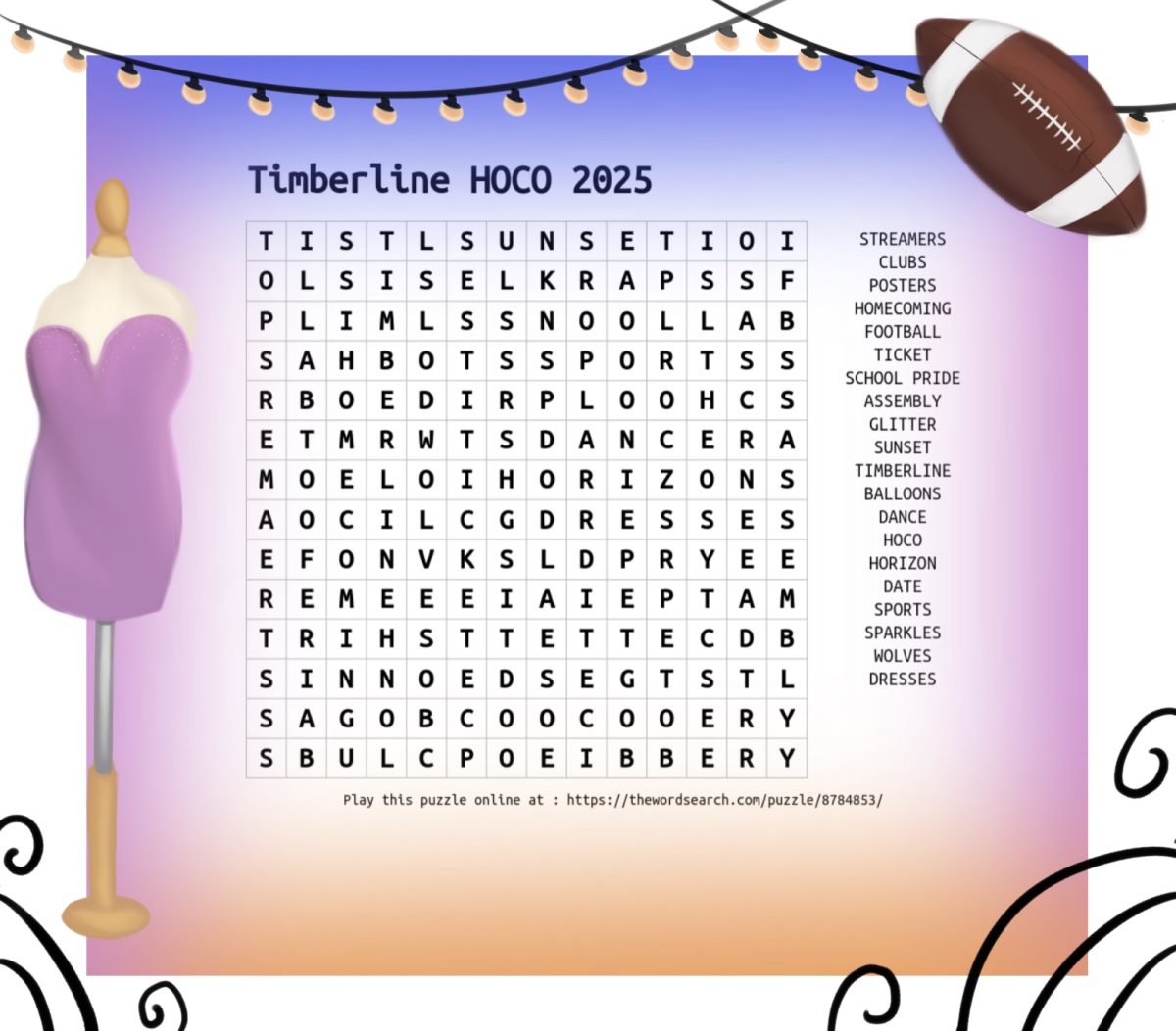 Homecoming Word Hunt