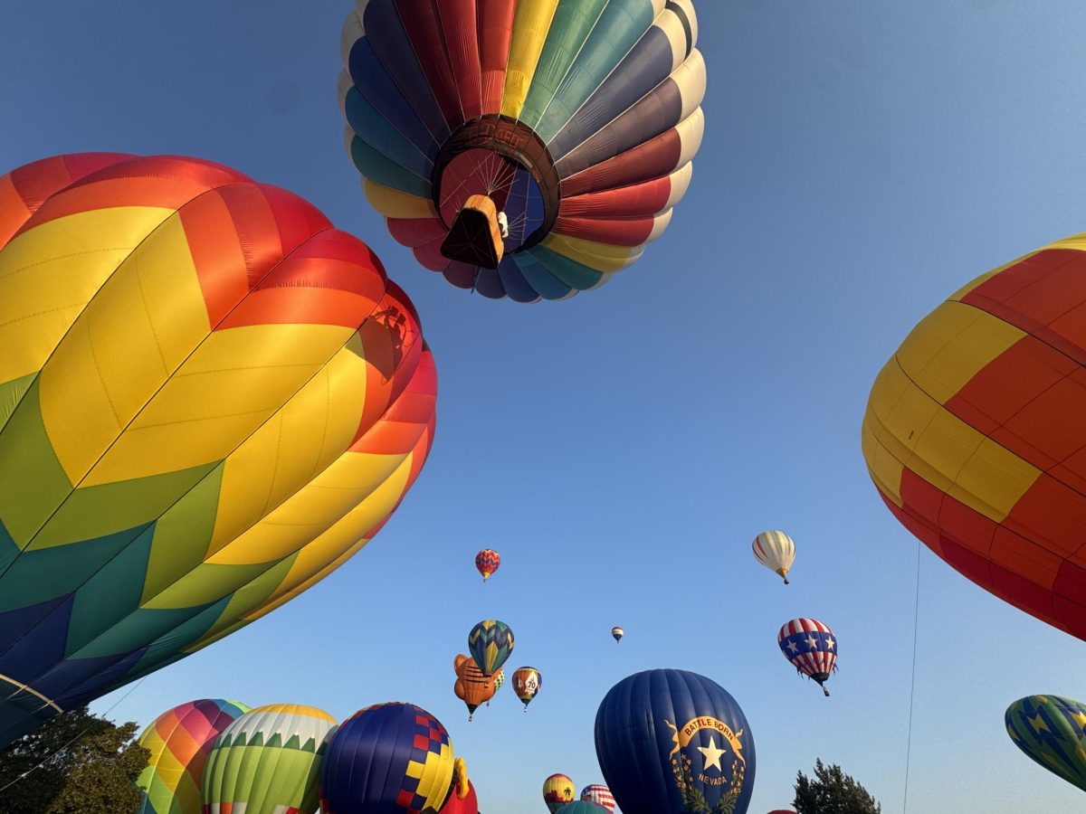 Colors filling the sky at Boise Festival.