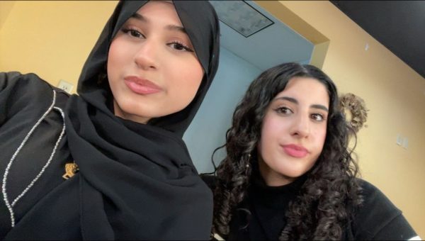 Sala Alrubaye (So.) and Farah Watheq (So.).