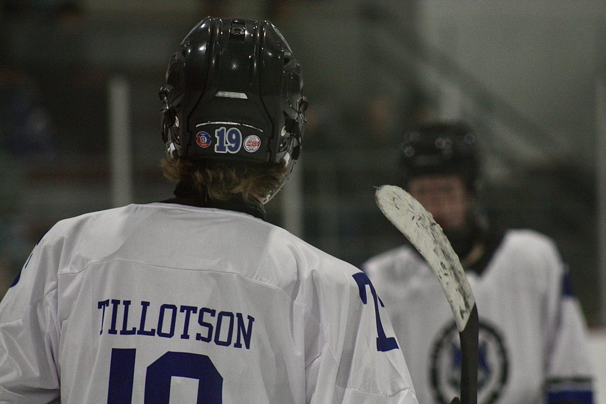 Colton Tillotson (Fr.) looks ahead to a successful season. 
