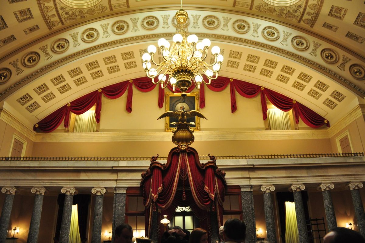 Old US Senate chambers front view