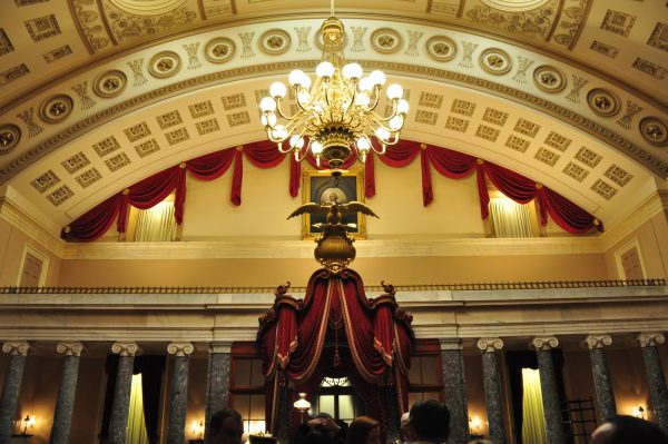 Old US Senate chambers front view