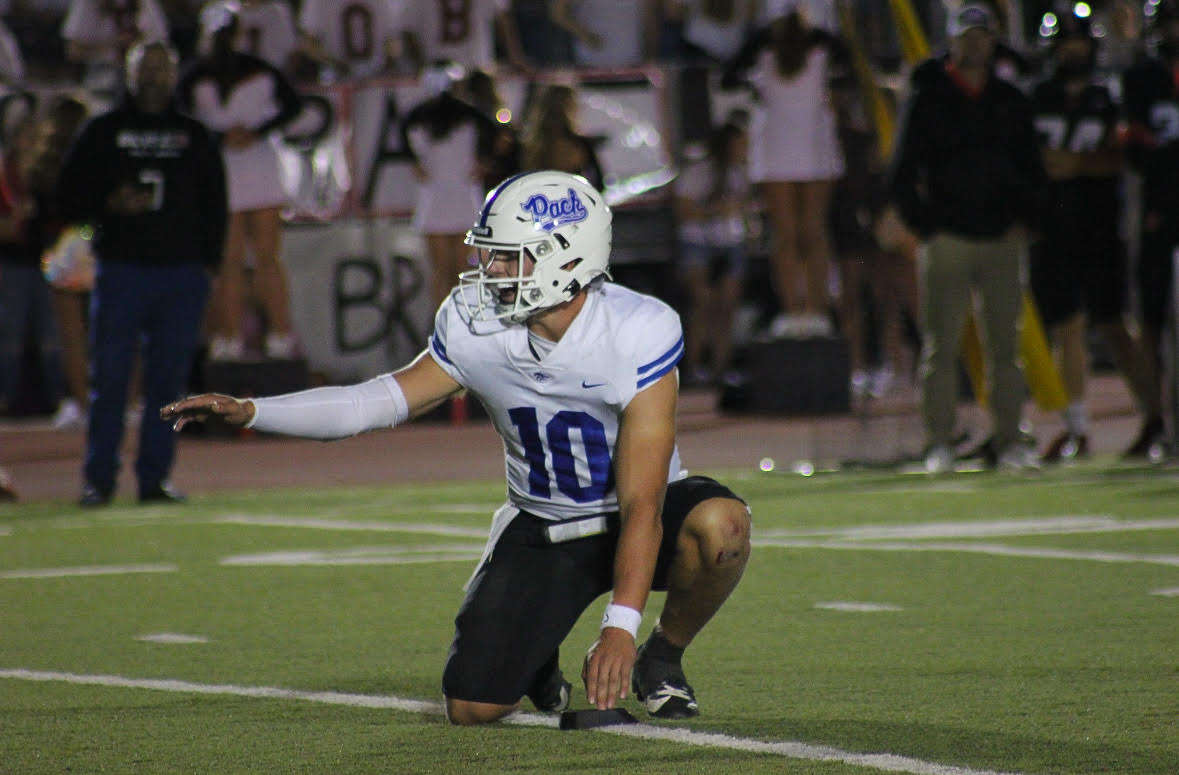 Jack Brant (Sr.) waiting for the ball.