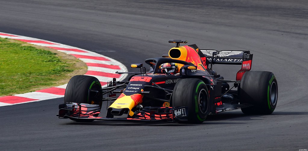 Max Verstappen is a 4-time world champion. 
Red Bull RB14 / Max Verstappen / Aston Martin Red Bull Racing" by Renzopaso is licensed under CC BY-SA 2.0.