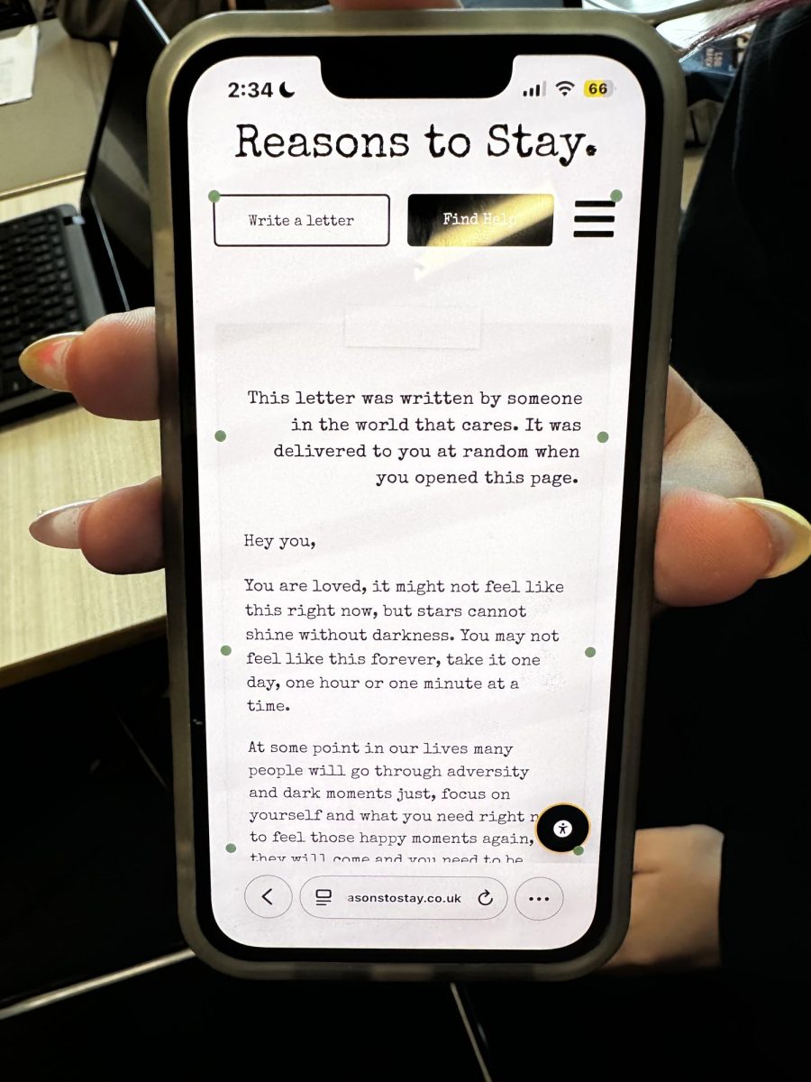 The Reasons to Stay website is easy to access. 