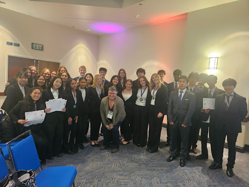 Timberline HOSA participants at the State Leadership Conference. Seniors pictured: Randy Li, Yael Gur-Sexton, Alex Atalla, and Grace Wargo.